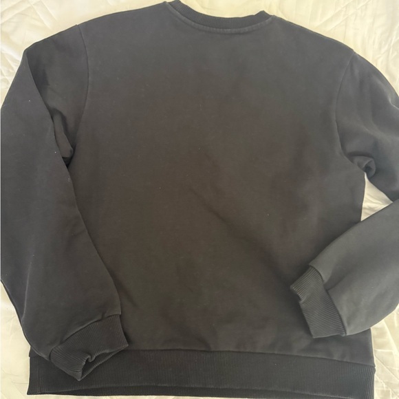 Victoria Beckham Black Sweatshirt with White Text - Picture 9 of 10